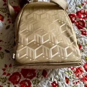 MCM | Bags | Mcm Mini Tan Backpack Fashionable Compact  display picture 1